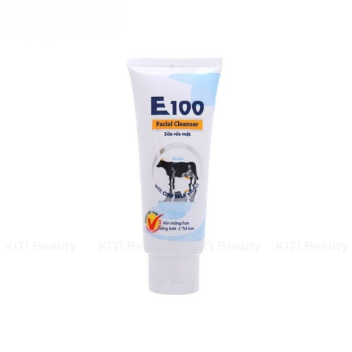 Sữa Rửa Mặt Tinh Chất Sữa Bò Tươi E100 Facial Cleanser 80Ml